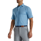 FootJoy Granite Print Lisle Self Collar Polo